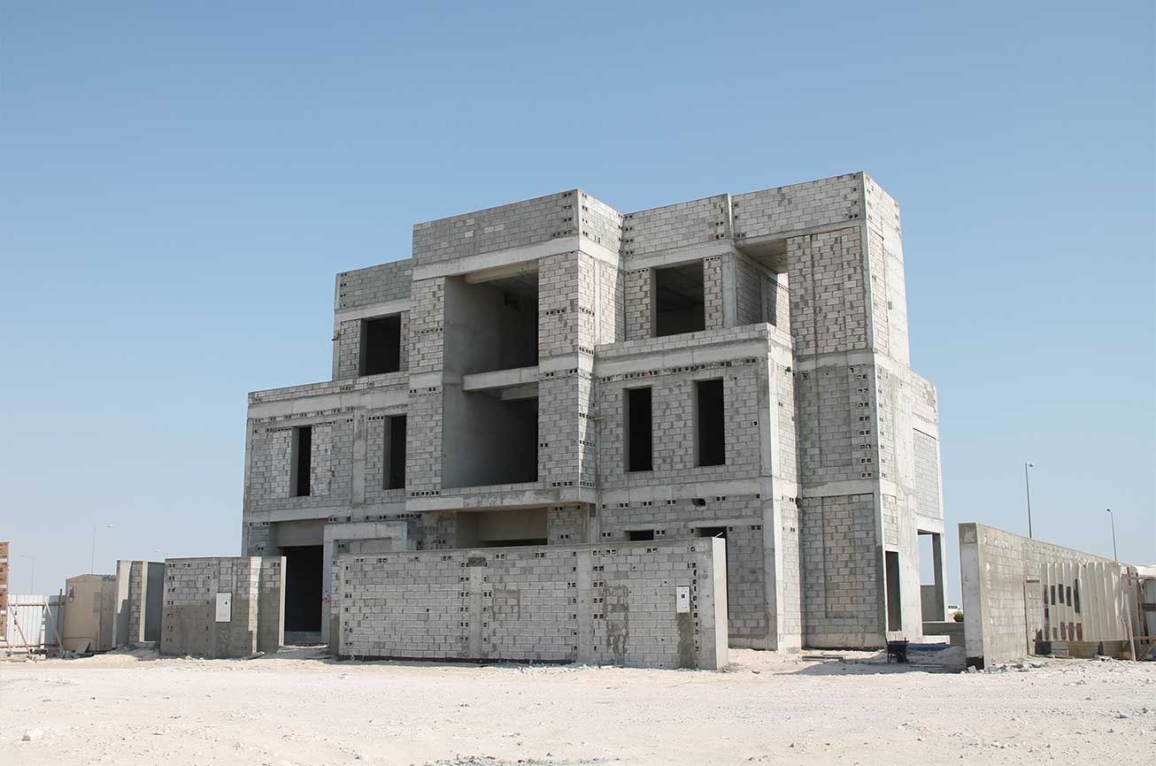 Villa under construction in Umm Nahad, Dubai